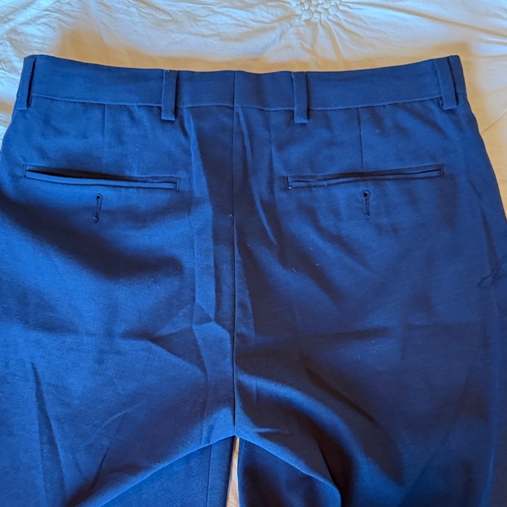 ✅Ben Sherman Dark Blue Men's Dress Pants. 30x32. Navy blue. EUC - Picture 8 of 9